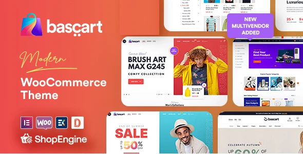 Bascart – Multivendor Marketplace & Woocommerce WordPress Theme with Builder